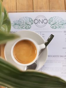 espresso at Ono cafe