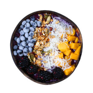 acai bowl with mango